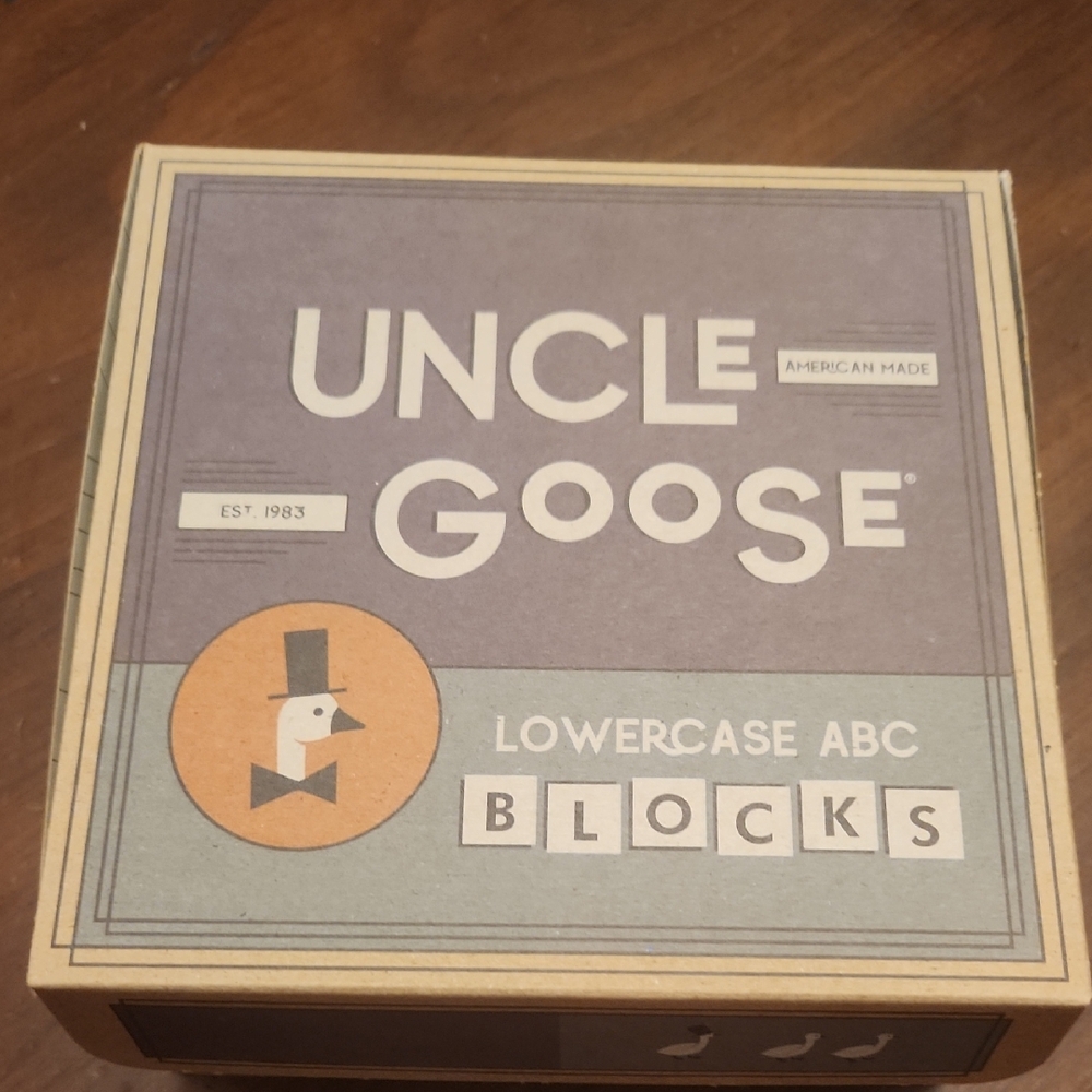 Uncle Goose Lowercase ABC Blocks 26 Blocks